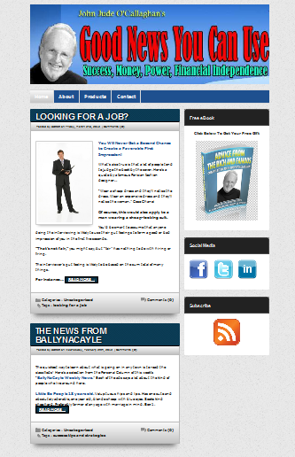 Blog Site Design by a Virtual Assistant WordPress Blogsite
